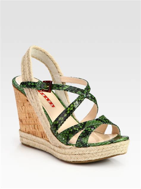 Python Prada Shoes for Women 